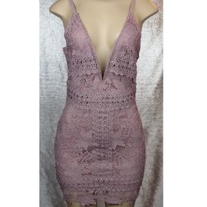 Women’s Lavender Mini Lace Dress